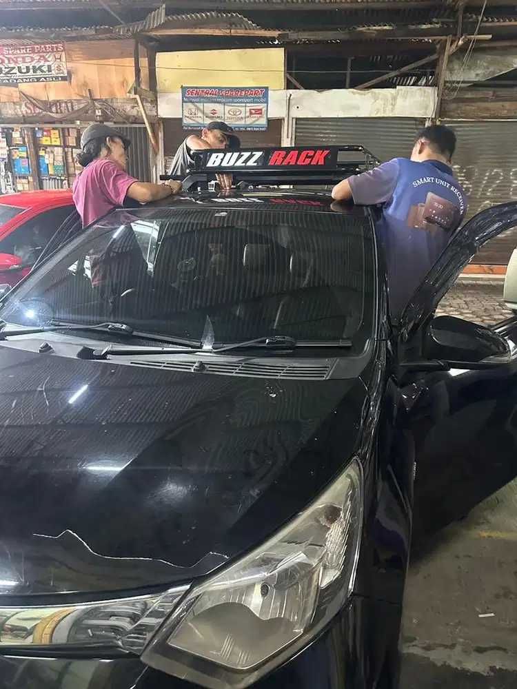 Buzzrack slim+ crossbar+pasang (deskripsi)