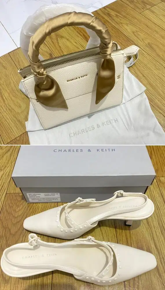 1Set TAS + HEELS Charles & Keith Oiginal