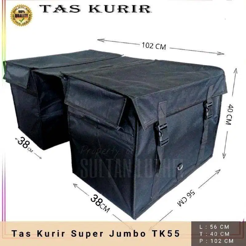 Tas Kurir Ronjot Bronjong Obrok Sales Sepeda Motor Sadel Bag Anti Air