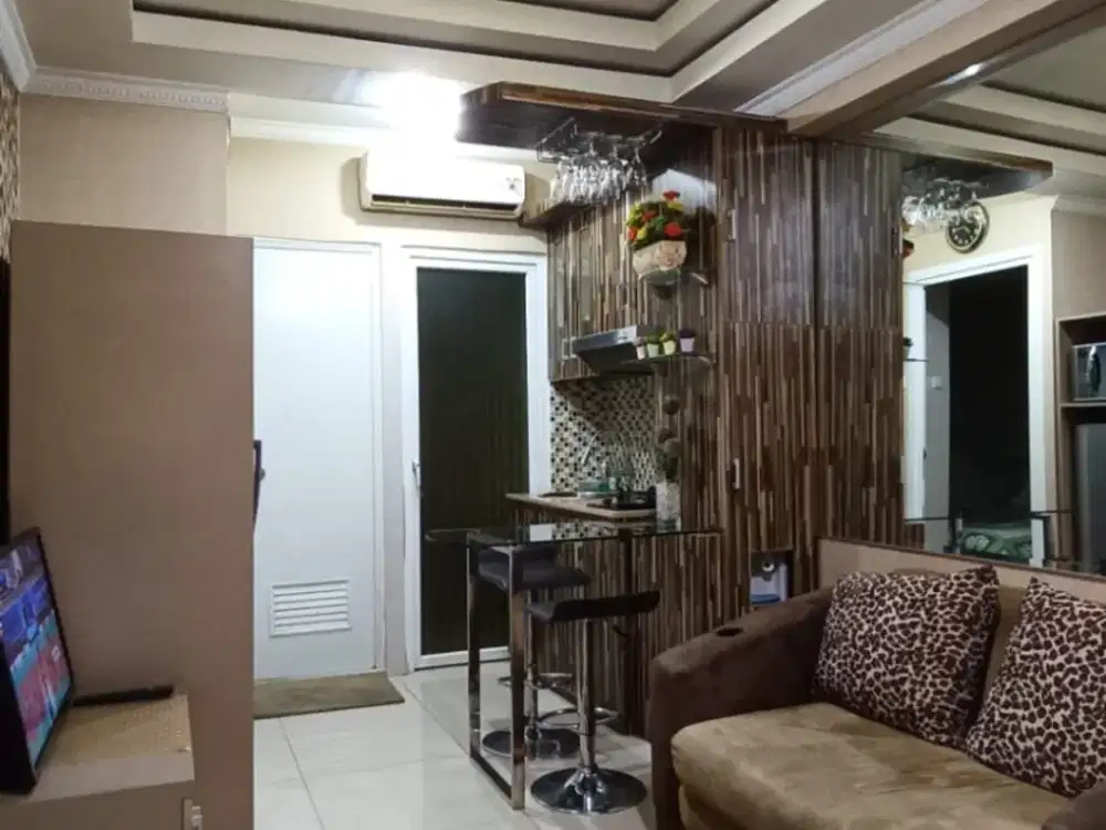 APARTEMEN GREEN PRAMUKA CITY 2 KAMAR FULL FURNISHED FREE IPL JAKARTA PUSAT LANTAI DELAPAN