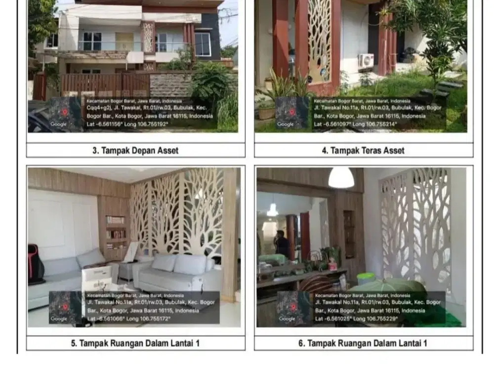 Dijual Rumah Murah Via Lelang ( Bogor Barat )