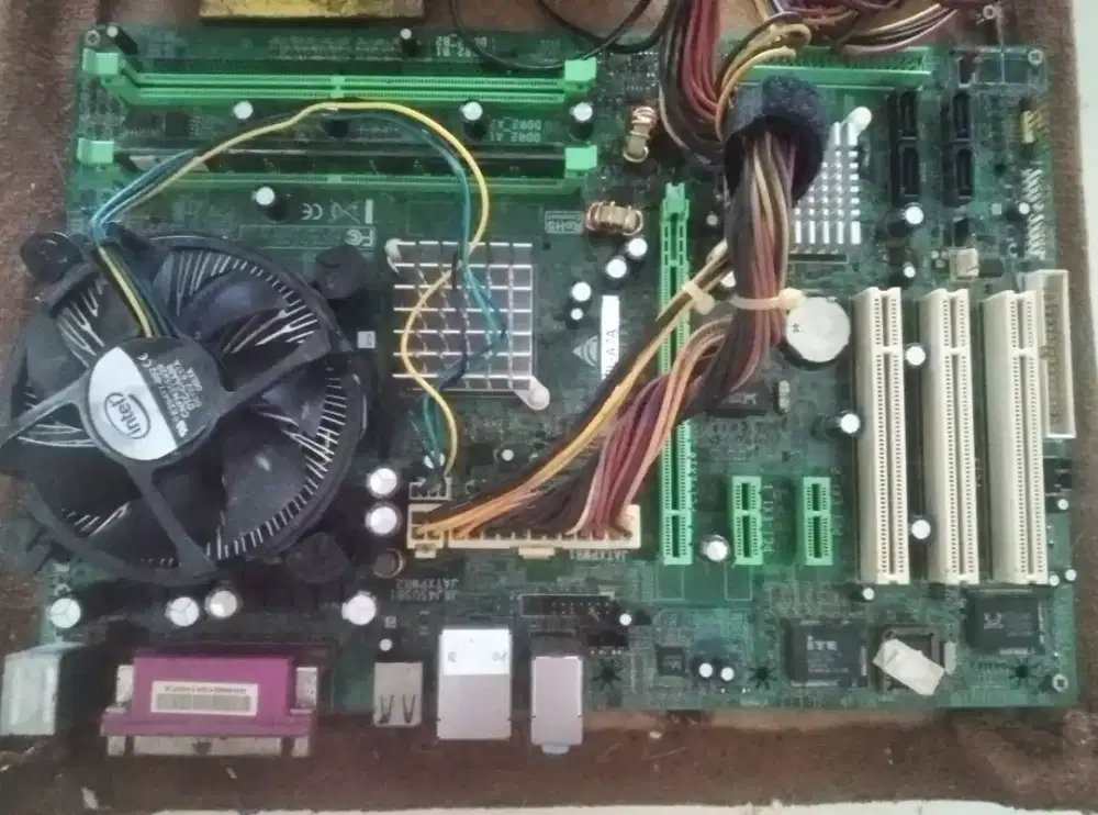 Motherboard + Processor Core 2 Duo