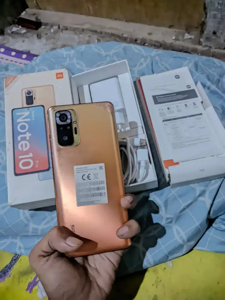 redmi note 10 pro 8/128 lengkap