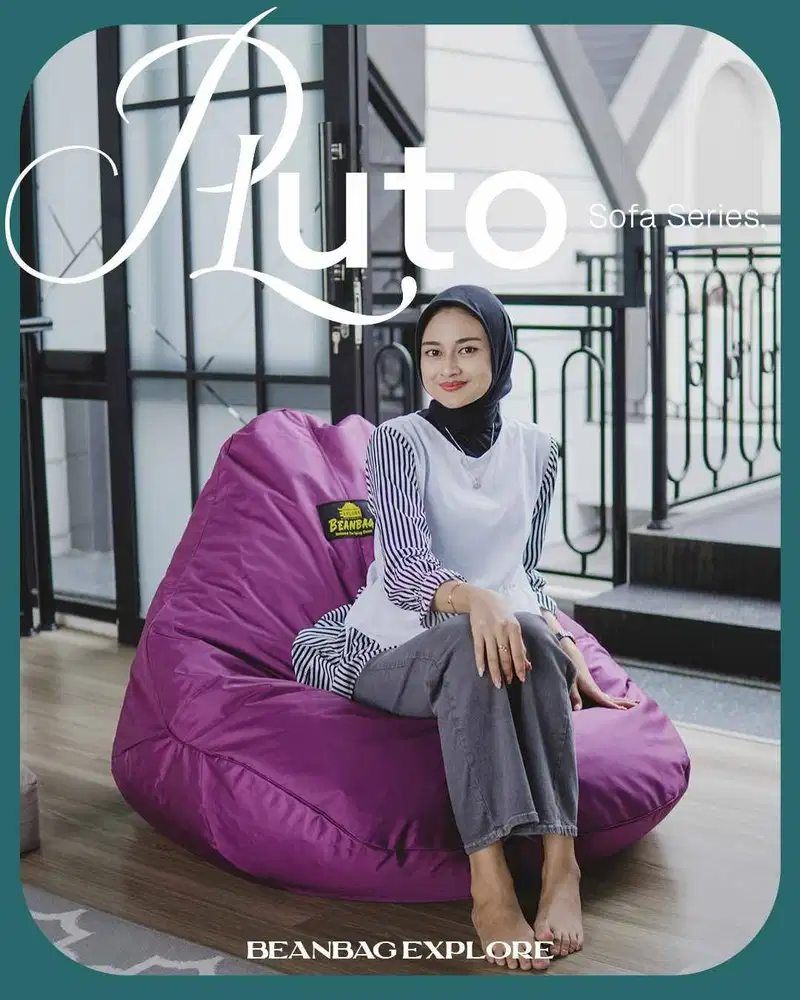 Bean Bag Pluto Waterproof Termasuk Isi
