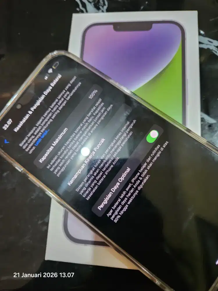 Iphone 14 plus 128gb purple inter