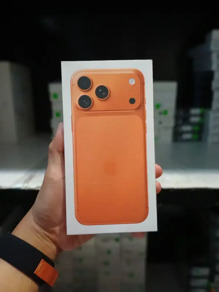 iPhone 17 Promax 256 Orange NEW SEGEL GARANSI RESMI iBox