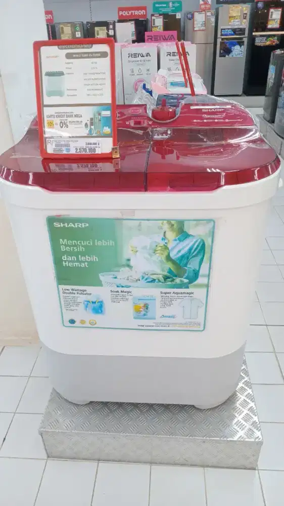 kredit mesin cuci sharp tanpa dp cicilan mulai 300ribuan