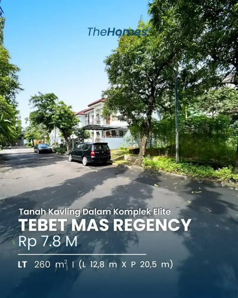 Dijual kavling tanah murah dalam komplek jarang ada lokasi tebet raya