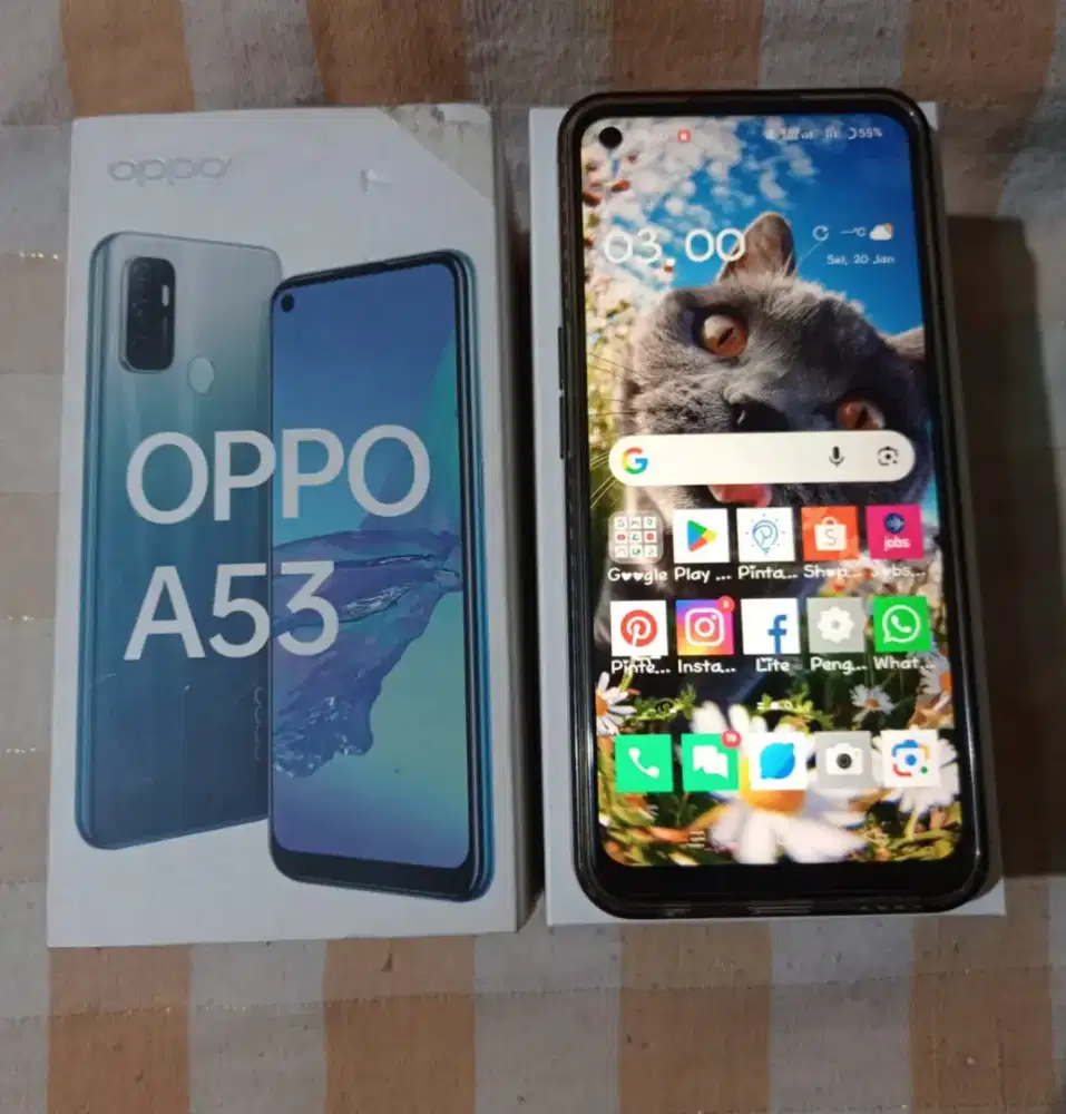 DI JUAL OPPO A53 FULLSET