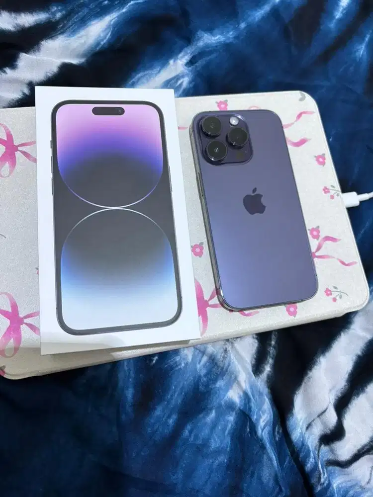 IPHONE 14 PRO 128 GB DEEP PURPLE UNGU RESMI IBOX