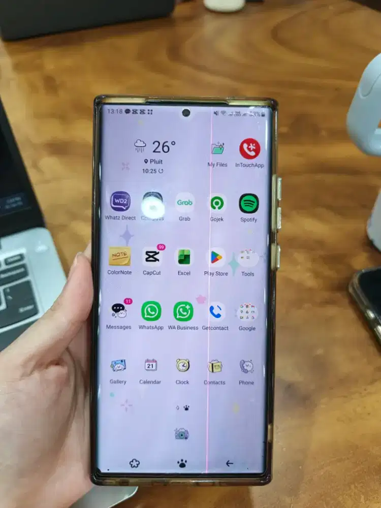 Samsung Galaxy Note 20 Ultra 8/256GB Layar Garis Tipis