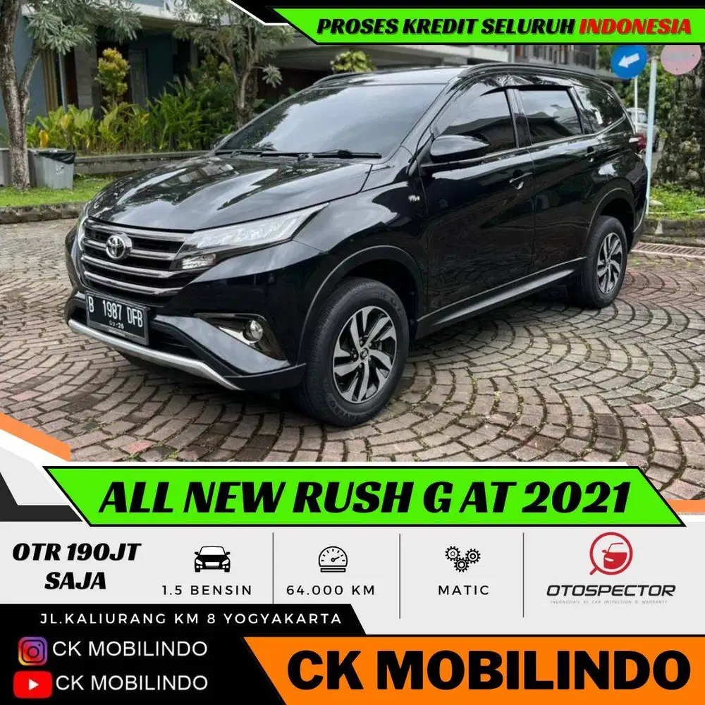 Toyota All New Rush G Matic 2021 DP Minim Bisa Kredit Ertiga