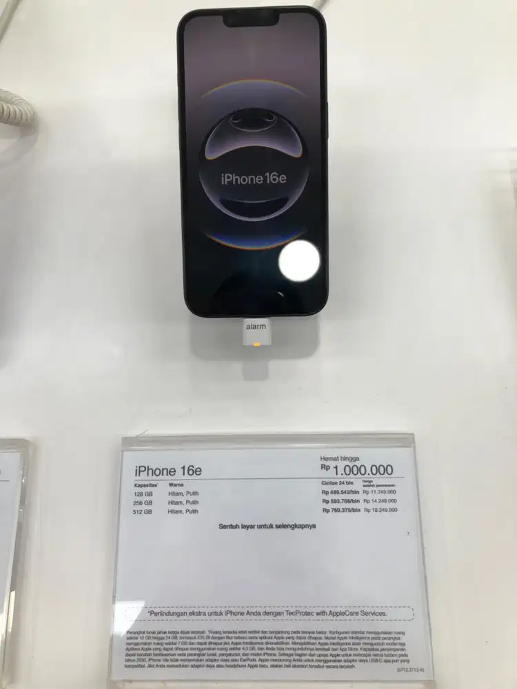 Promo cicilan iPhone 16e Bunga 0% Free 2x cicilan