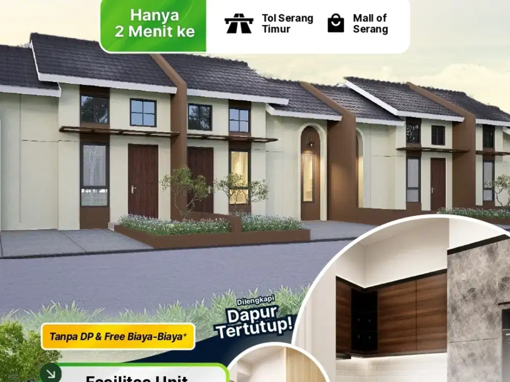 Rumah Subsidi Full Renovasi Kemang Residence Kota Serang