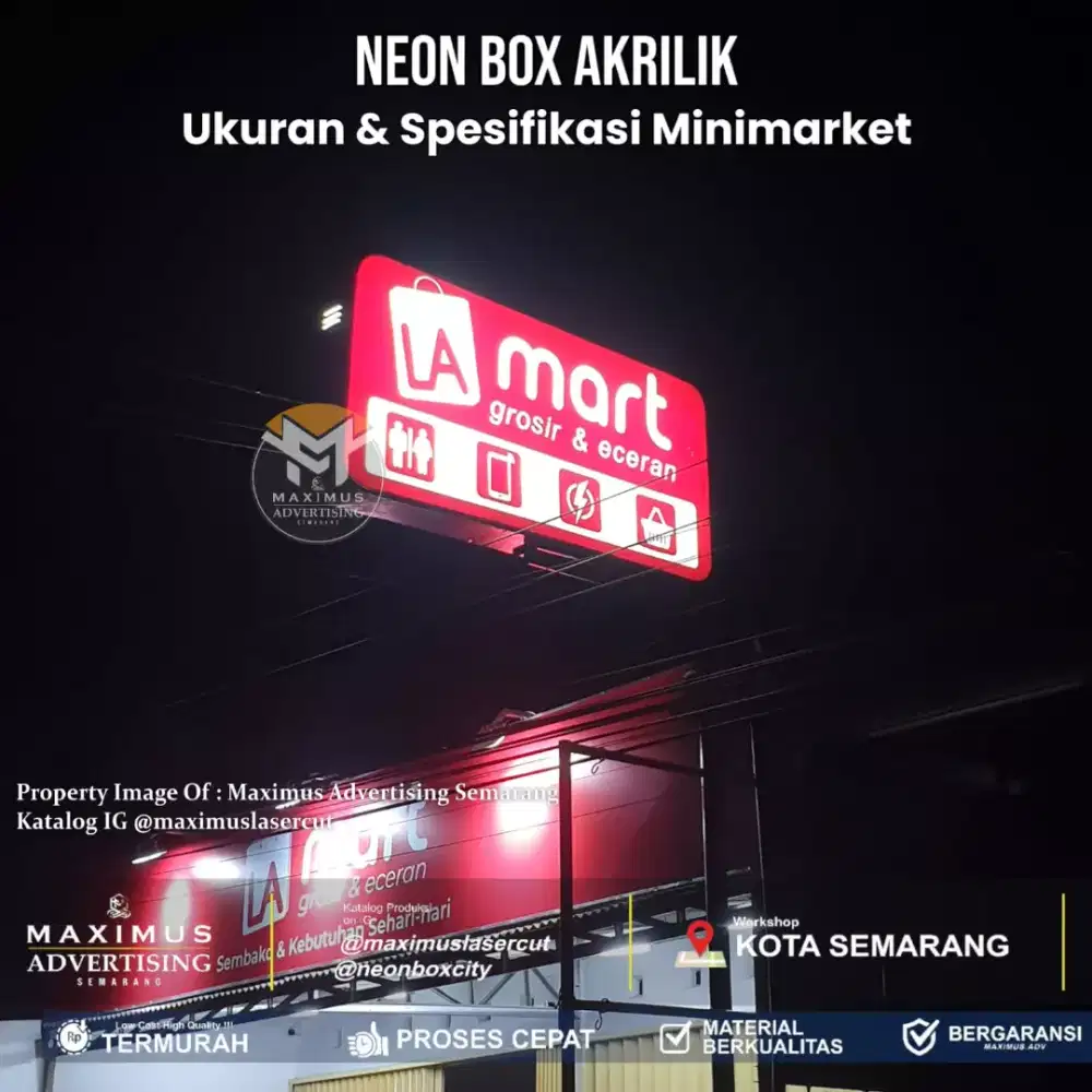Neonbox Akrilik Menyala