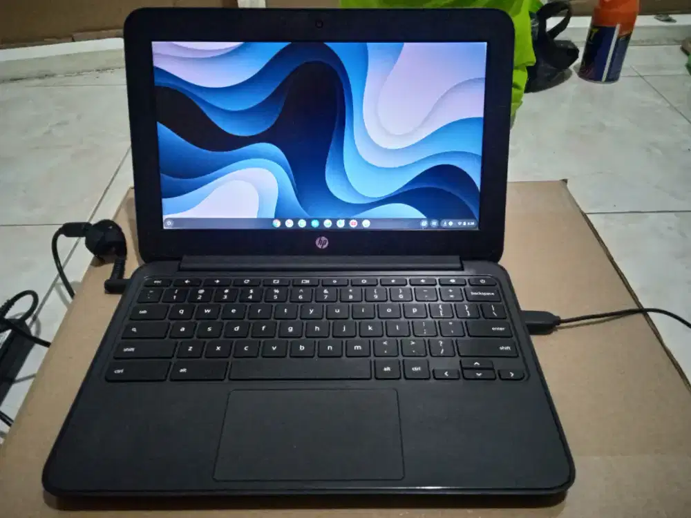 Laptop HP 11. Ada Playstore, Android. Mobile Legends lancar