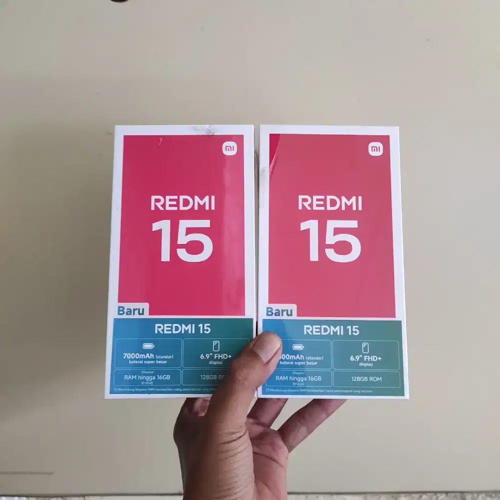 [ Fast respon wa ] Redmi 15 NFC 8+8/128 Garansi resmi 15bln