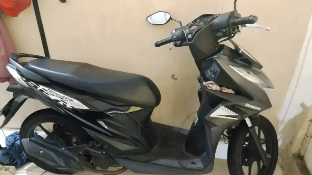 Honda beat hitam plat bogor seken tangan kedua
