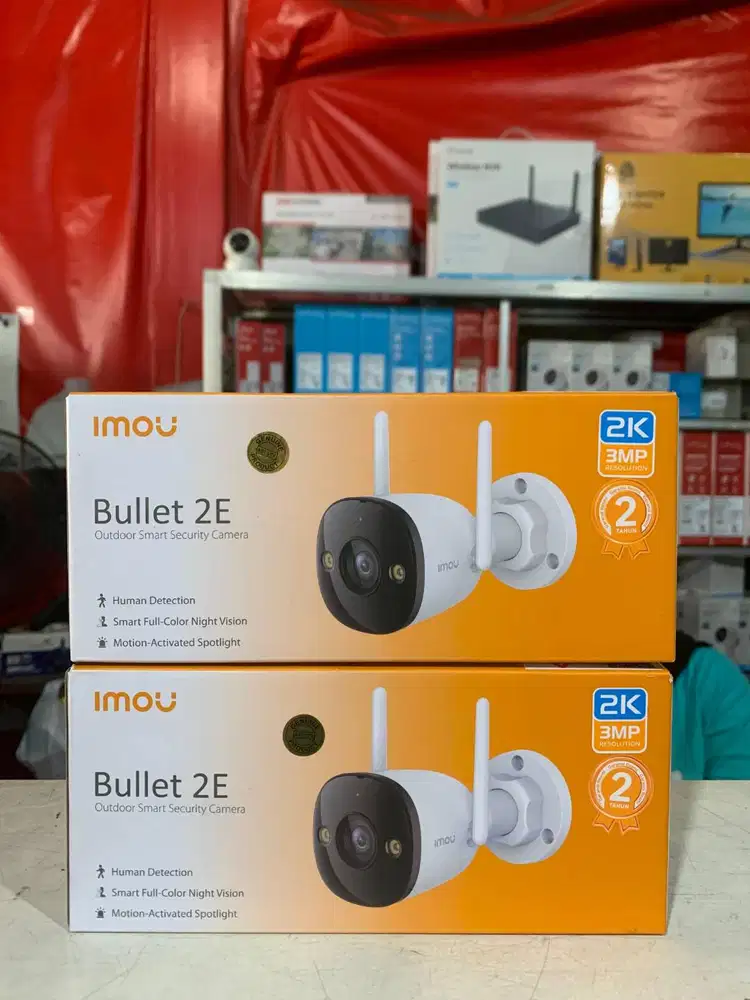 IMOU Bullet 2E 3MP Bullet Lite Kamera Smart CCTV Wi-Fi Outdoor