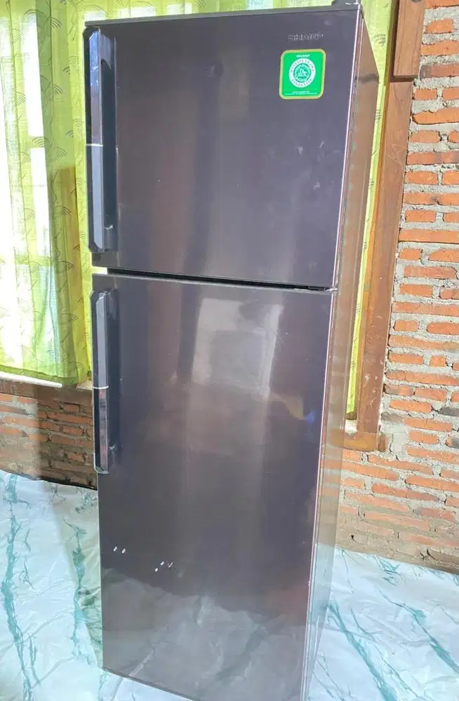 Kulkas sharp 2 pintu jumbo tinggi