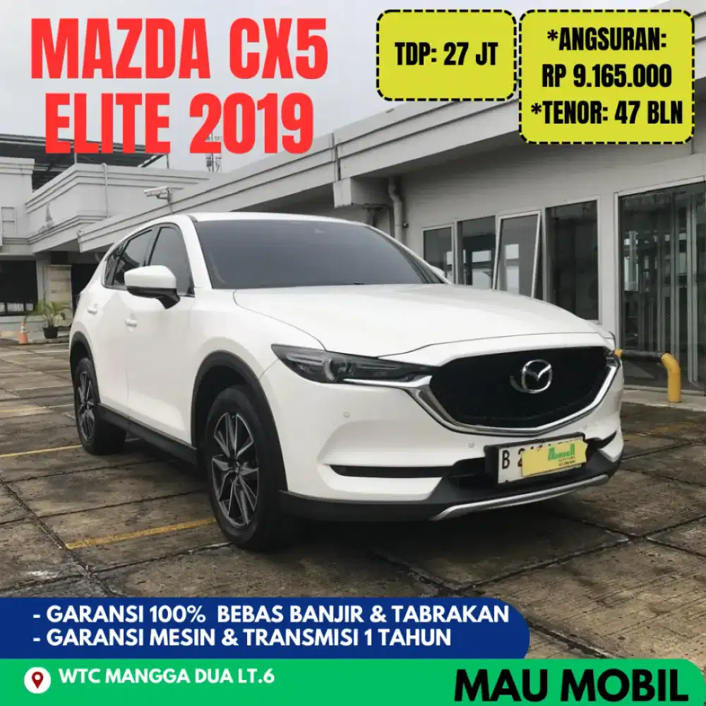 Mazda CX5 Elite 2019/2020 Putih, KM 50rb