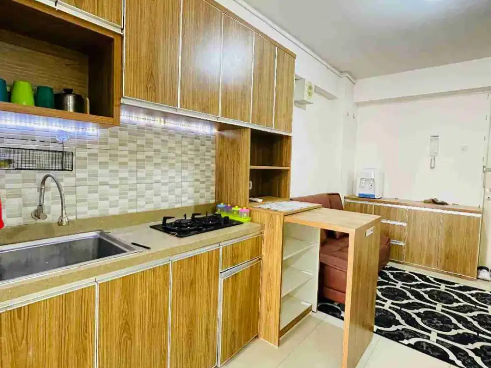 Disewakan Apartement 2kamar full furnish View Kolam renang di Bassura city