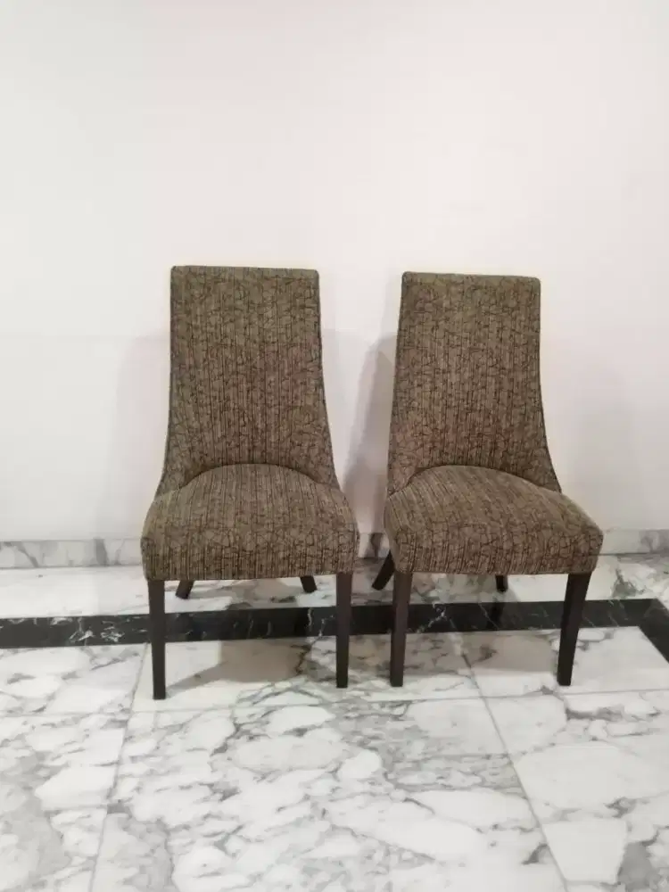 Kursi Makan Elegan High Back - Jok Tebal, Nyaman Sandaran Tinggi