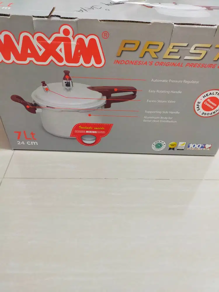 Panci presto merk maxim 7Liter