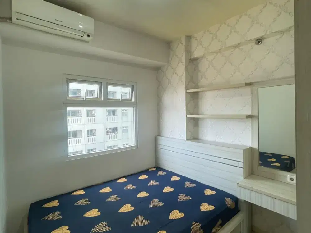 UNIT CANTIK 2 KAMAR LENGKAP DI GREEN PRAMUKA CITY BIAYA BALIK NAMA SUDAH INCLUDE TOWER ATAS MALL ORCHID