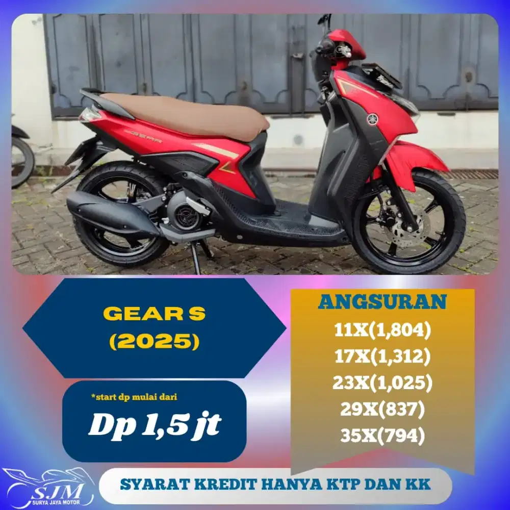 YAMAHA GEAR S 2025 CASH & KREDIT