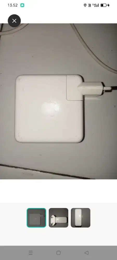 Charging Apple ples kabelnya