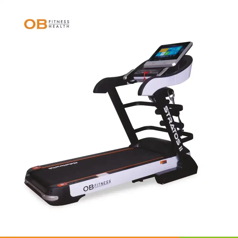 Bisa kredit cukup pakai eKTP||Stratos II Treadmill AI+CHEST HR OB-1290
