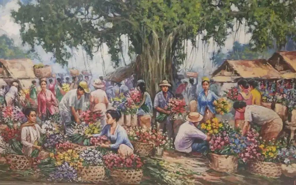 LUKISAN PASAR KEMBANG