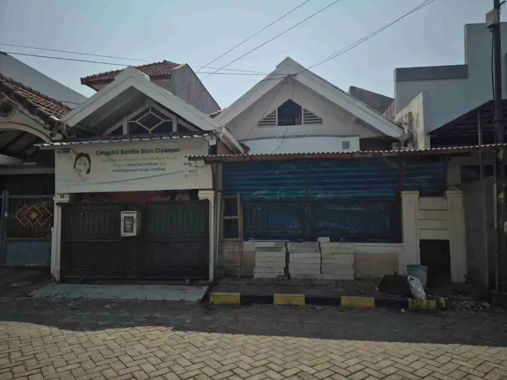 Dijual murah via lelang rumah di Wonorejo permai Surabaya timur