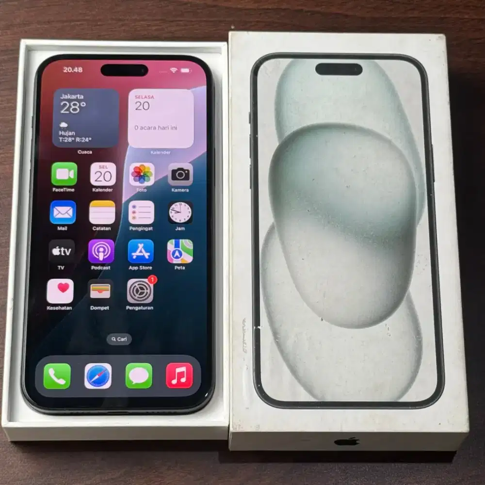 iPhone 15 Plus [ Black ] 128GB Garansi iBox