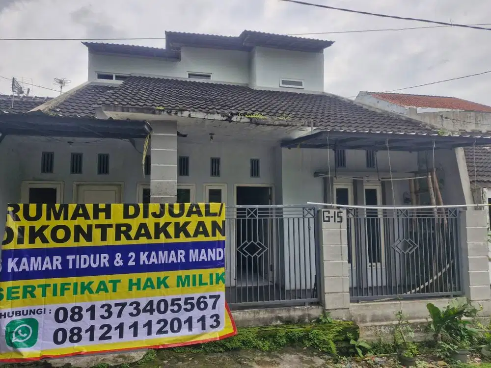 DIJUAL RUMAH 2 LANTAI STRATEGIS MILIK SENDIRI - SHM