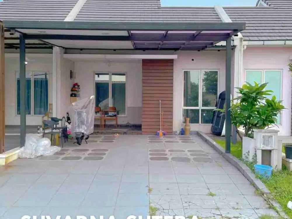Disewakan Rumah Baru Siap Huni Suvarna Sutera Sudah Ada Kanopi