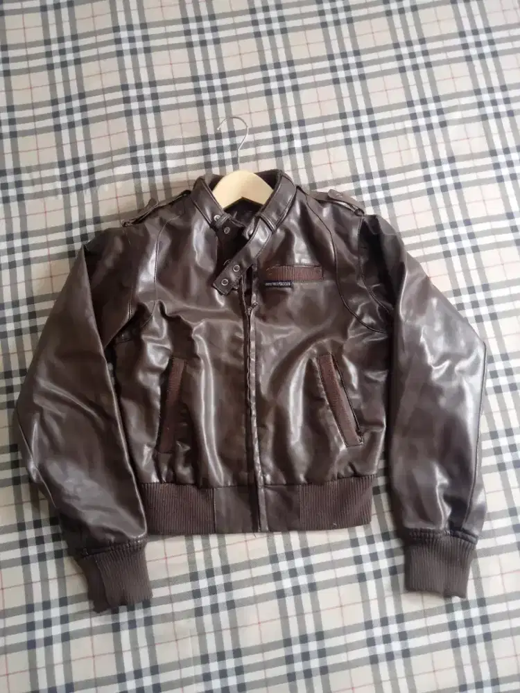 JUAL CEPAT Jaket Anak Beverly hills POLO Club Leather Jacket sz10-12