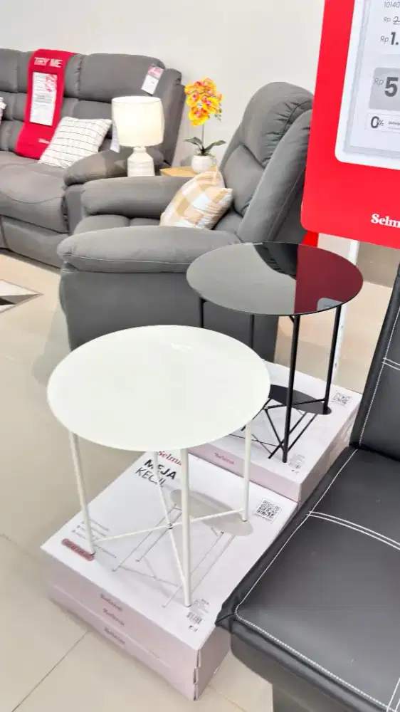 Meja Lius side table white