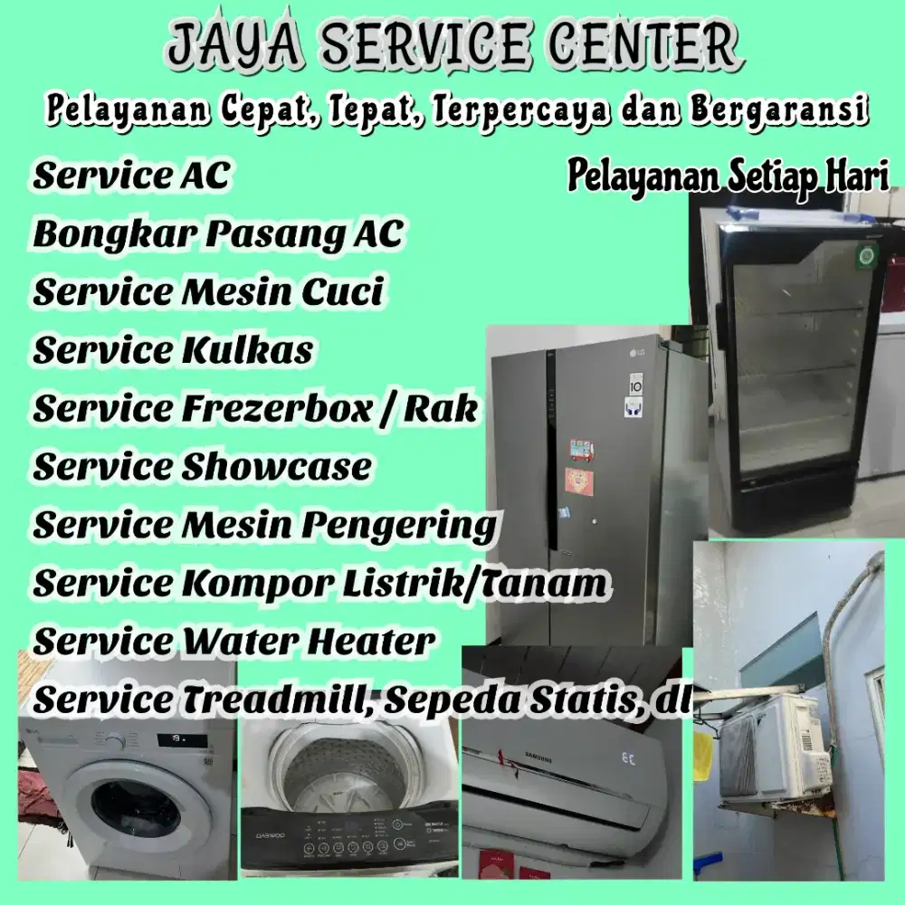 Service AC Bongkar Pasang AC Servis Mesin Cuci Kulkas Frezer Semampir