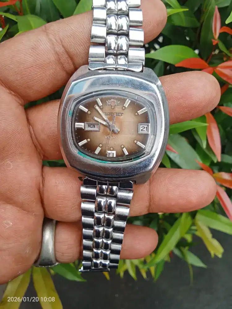 Jam Orient Volvo antik otomatis original