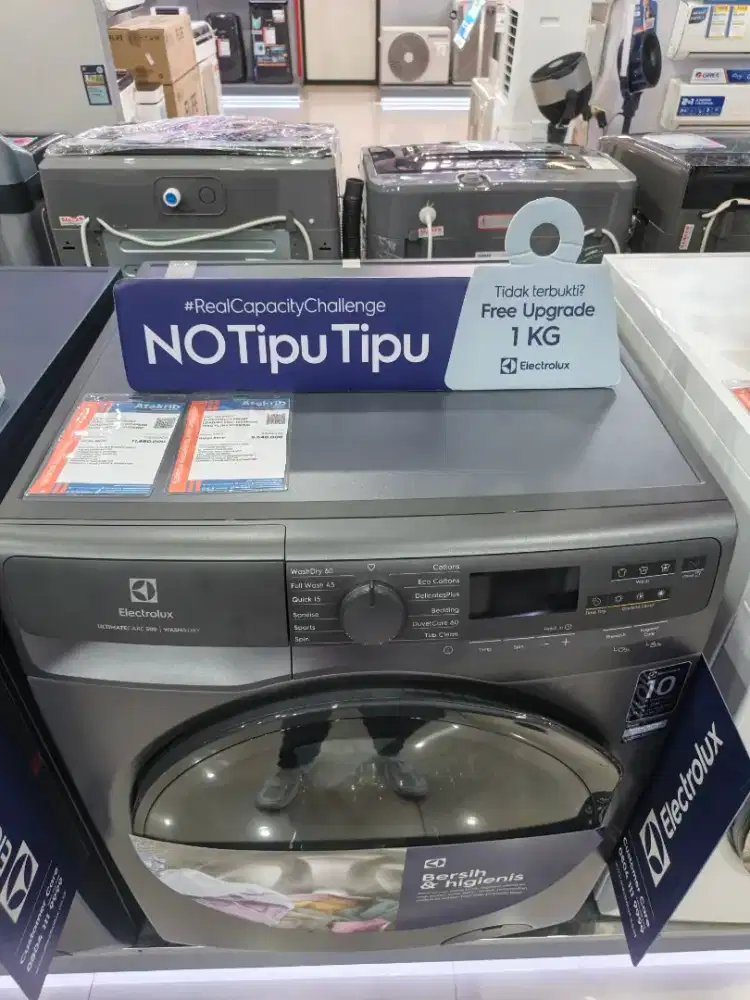 KREDIT MESIN CUCI ELECTROLUX TANPA DP! BUNGA 0% FREE 1 CICILAN