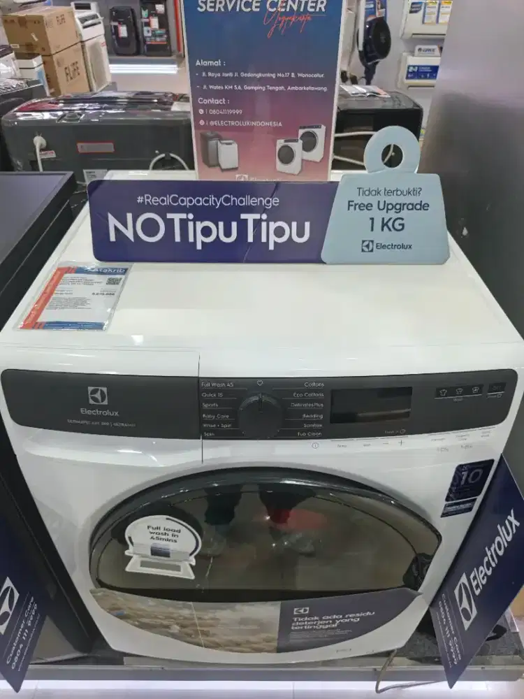 KREDIT MESIN CUCI ELECTROLUX TANPA DP! BUNGA 0% FREE 1 CICILAN