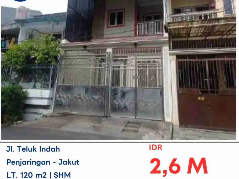 LELANG RUMAH TINGGAL DI JL MASDA 4 PEJARINGAN JAKARTA UTARA