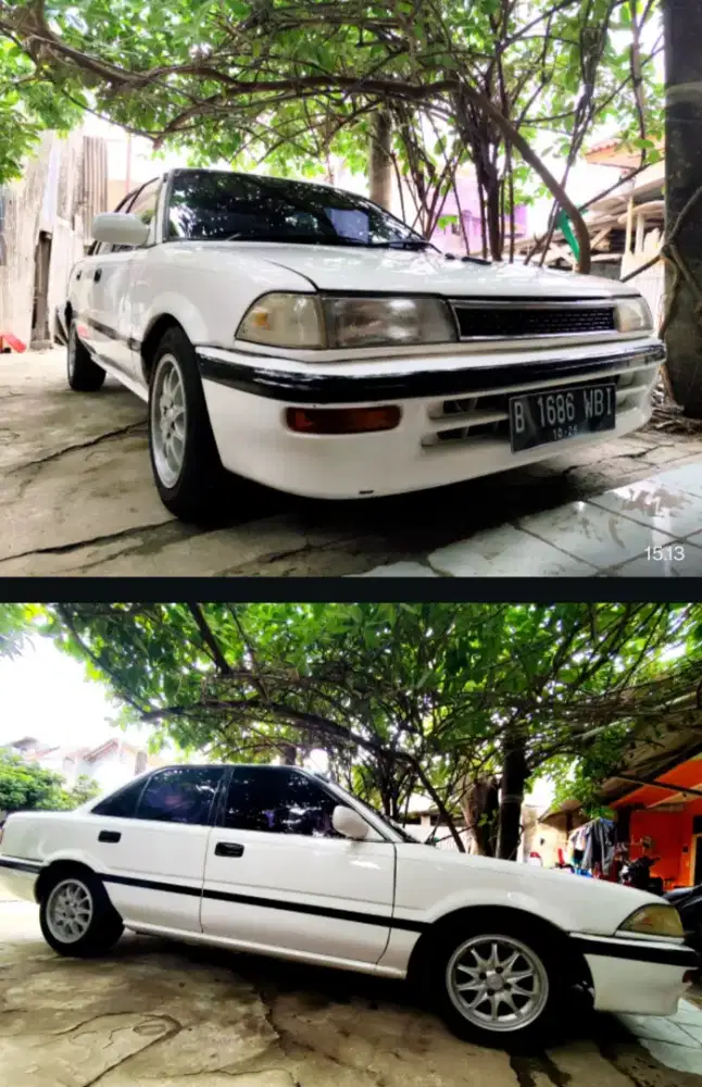 Toyota twincam warna putih pajak hidup