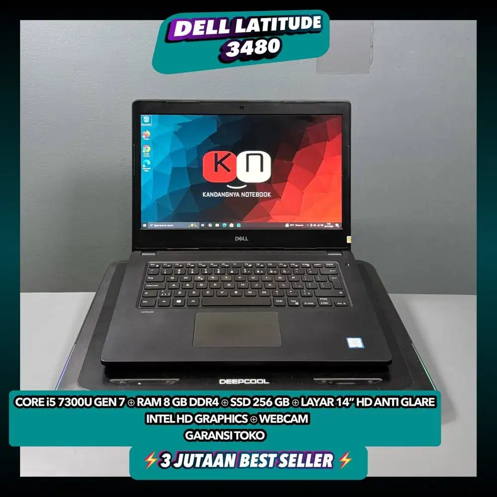 Dell Latitude 3480 i5 7200U Ram 8/256GB Layar 14inch