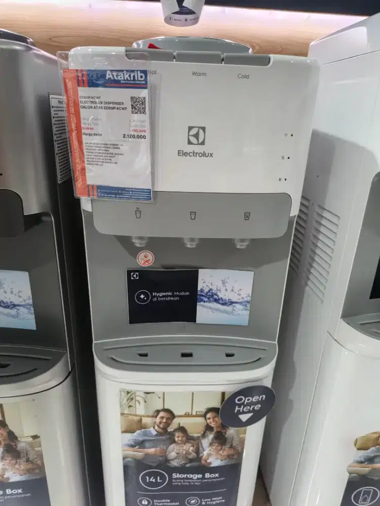 KREDIT DISPENSER ELECTROLUX TANPA DP! BUNGA 0% FREE 1 CICILAN