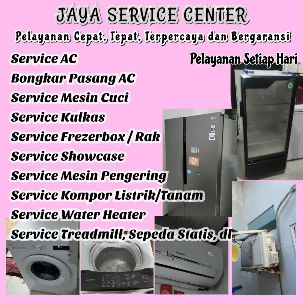 Service Kulkas Frezer Bongkar Pasang AC Servis AC Mesin Cuci Gedangan