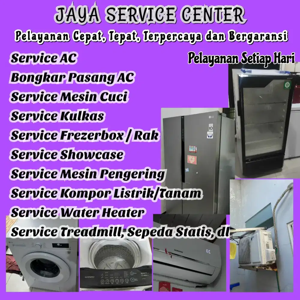 Service Mesin Cuci AC Bongkar Pasang AC Servis Kulkas Frezer Buduran