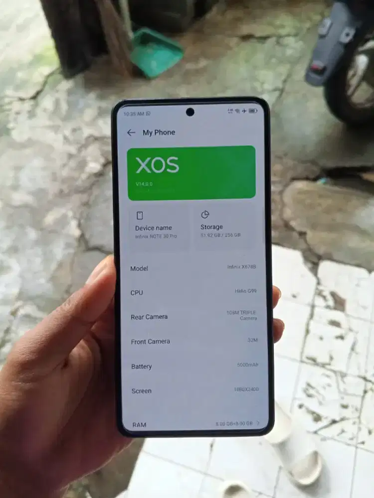 Infinix note 30 pro ram 8/256